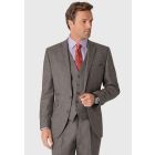 Tailored Fit Clifford Grey Donegal Wool Suit - Vest Optional