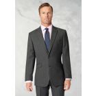 Regular Fit Dawlish Charcoal Birdseye Wool Suit