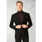 Tailored Fit Dijon Black Suit - Vest Optional