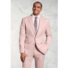 Tailored Fit Hardy Pink Textured Occasion Suit - Vest Optional