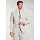 Tailored Fit Newman Silver Grey POW Check Occasion Suit
