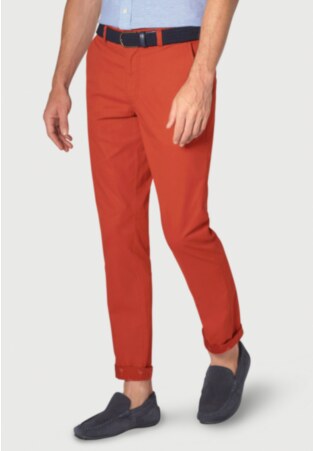 Tailored Fit Barrington Brick Garment Washed Chinos