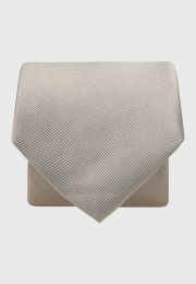 Champagne Twill Pure Silk Tie