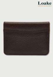 Loake Fenchurch Brown Grain Leather Card Holder