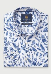 Regular Fit Countryside Print Cotton Shirt
