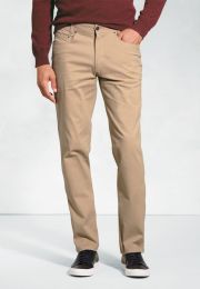 Tailored Fit Brunswick Sand Cotton Stretch Chinos Jean