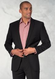 Tailored Fit Cassino Black Washable Suit