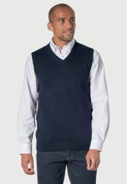 Detroit Navy V-neck Slipover