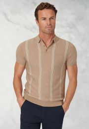 Duke Sand Merino Wool Polo Shirt