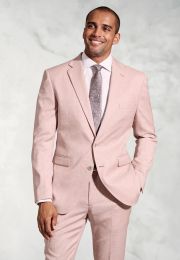 Tailored Fit Hardy Pink Textured Occasion Suit Jacket