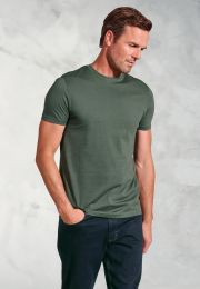 Hawkes Khaki Pure Cotton Jersey T-Shirt