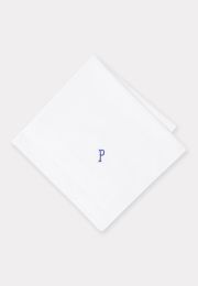 Pure Cotton Initial P Hankies x 3