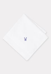 Pure Cotton Initial W Hankies x 3