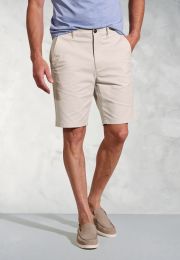 Leo Stone Stretch Cotton Chino Shorts