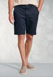 Leo Midnight Stretch Cotton Chino Shorts