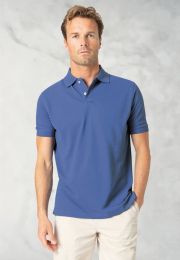 Milford Ocean Pure Cotton Pique Polo Shirt
