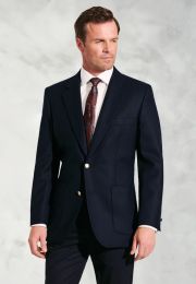 Regular Fit Oxford Navy Pure New Wool Blazer