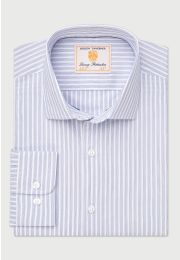 Tailored Fit Blue Stripe Shirt