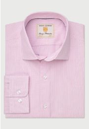 Tailored Fit Pink Fine Stripe Shirt