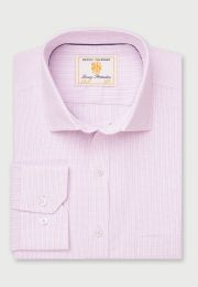Tailored Fit Pink Micro Check Oxford Cotton Shirt