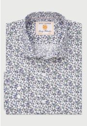 Regular Fit Lilac Ditsy Floral Shirt