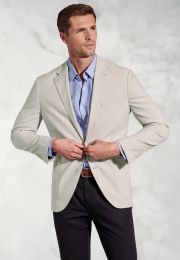 Tailored Fit Stewart Olive Bengal Stripe Casual Jacket