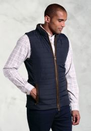 Tampa Navy Quilted Puffer Vest