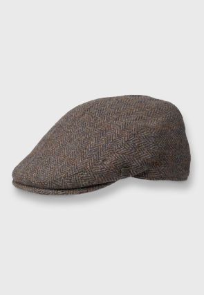 Olive Harris Tweed® Flat Cap