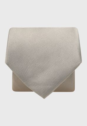 Champagne Twill Pure Silk Tie
