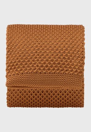 Mustard Knitted Tie