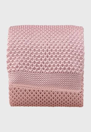 Pink Knitted Tie