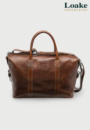 Loake Balmoral Brown Weekend Bag