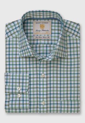 Regular Fit Apple Tattersall Check 33.5" Sleeve