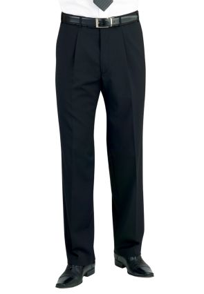Regular Fit Imola Black Wool Blend Suit Pants