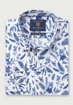 Regular Fit Countryside Print Cotton Shirt