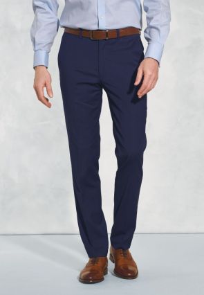 Tailored Fit Avalino Mid Blue Suit Pants
