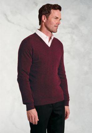 Shiraz Cashmere V-Neck Jumper