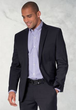 Tailored Fit Cassino Navy Washable Suit Jacket