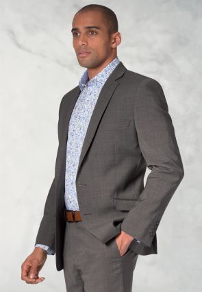 Tailored Fit Cassino Grey Washable Suit