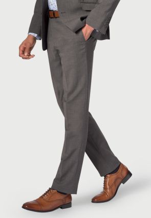 Tailored Fit Cassino Grey Washable Suit Pants