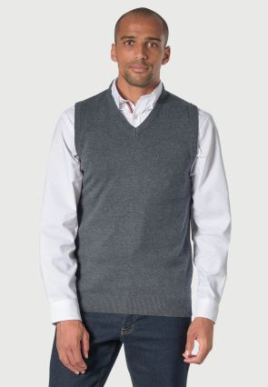 Detroit Charcoal V-neck Slipover