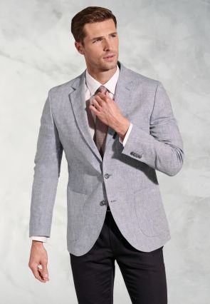 Tailored Fit Eastwood Light Blue Pure Linen Jacket