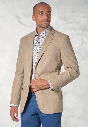 Regular Fit Federer Natural Textured Jacket