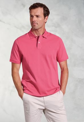 Firth Rose Pure Cotton Pique Polo Shirt