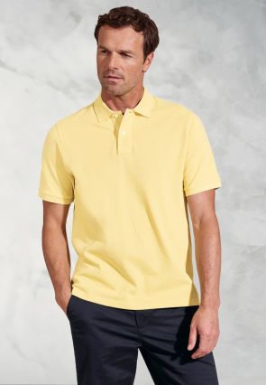 Firth Lemon Pure Cotton Pique Polo Shirt