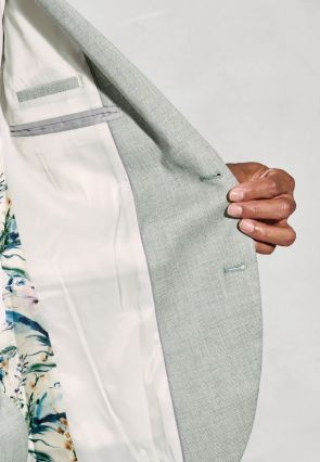 Tailored Fit Hardy Green Textured Occasion Suit Waistcoat