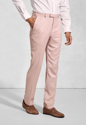 Tailored Fit Hardy Pink Textured Occasion Suit Pants