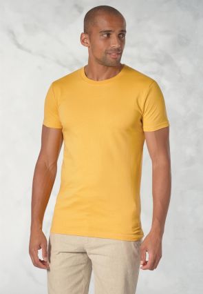 Hawkes Lemon Pure Cotton Jersey T-Shirt