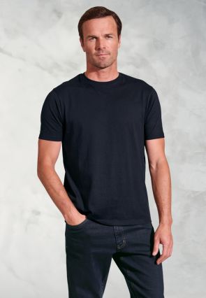 Hawkes Dark Navy Pure Cotton Jersey T-Shirt