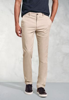 Tailored Fit Holland Stone Sateen Cotton Stretch Pants